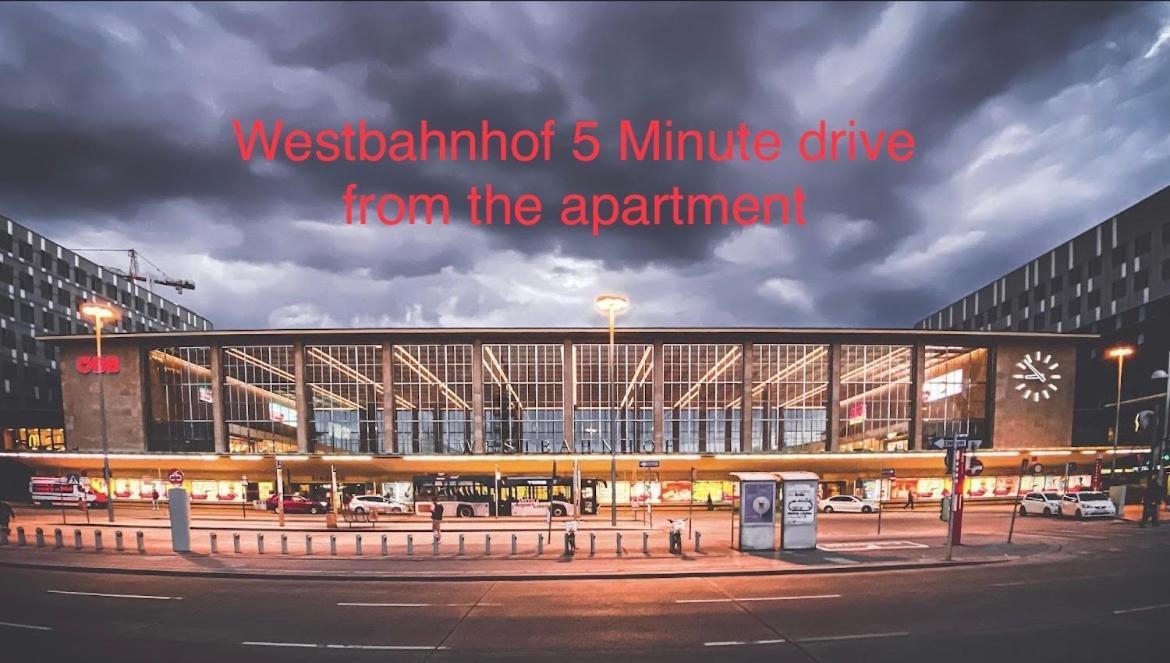 Moonlight Apartment With Porch Near Schoenbrunn And Westbahnhof Vienna Luaran gambar