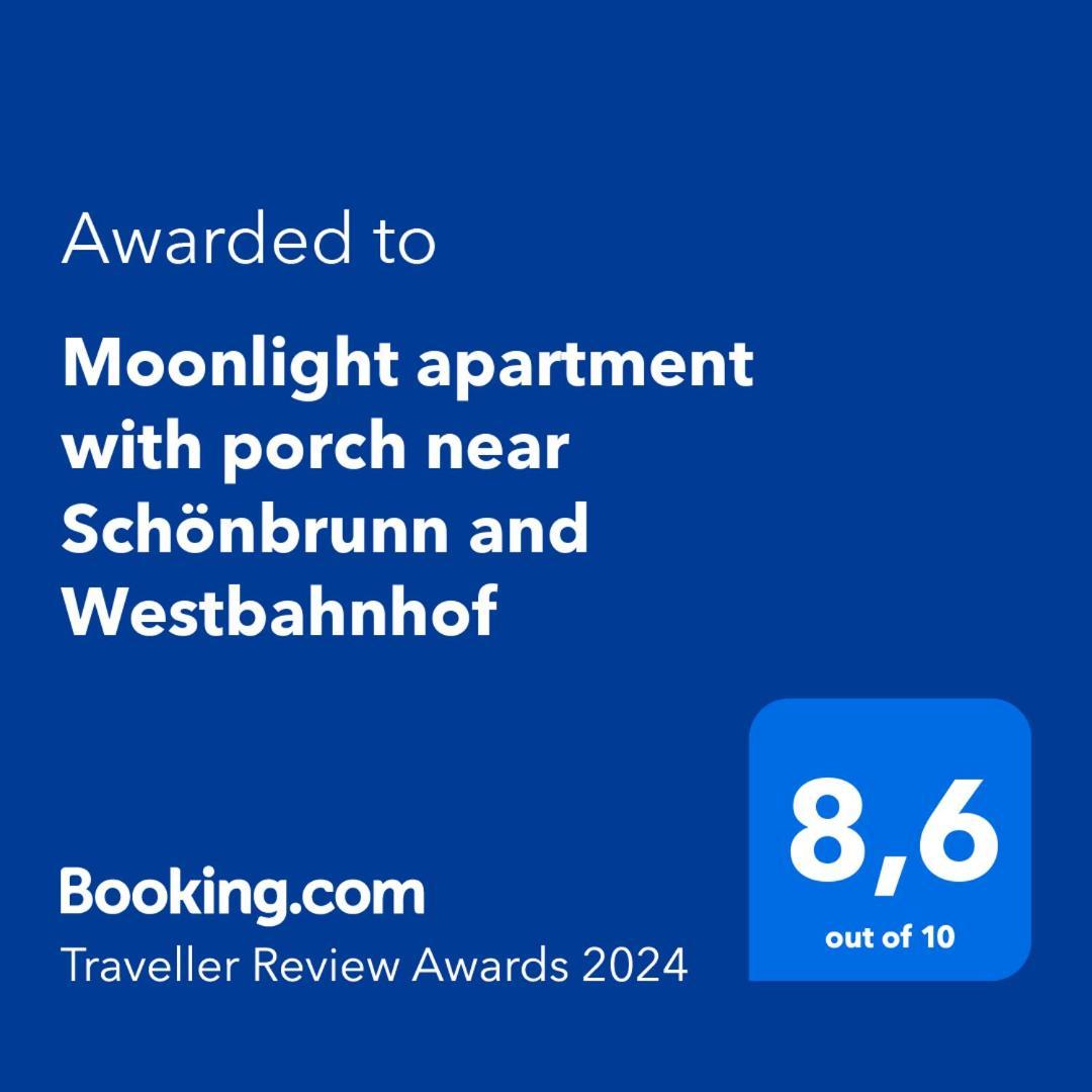 Moonlight Apartment With Porch Near Schoenbrunn And Westbahnhof Vienna Luaran gambar